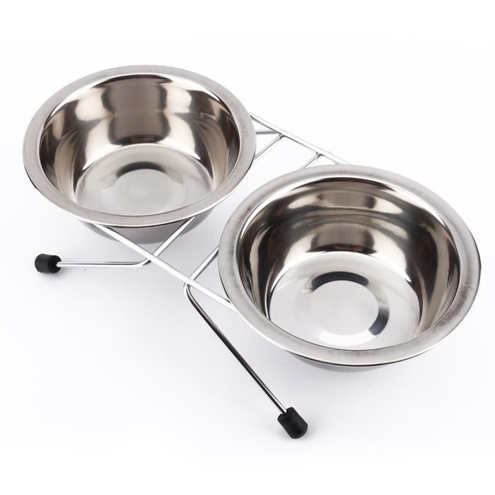 Ensemble de bols de nourriture pour chat de maison de poupée Bol de nourriture pour chat