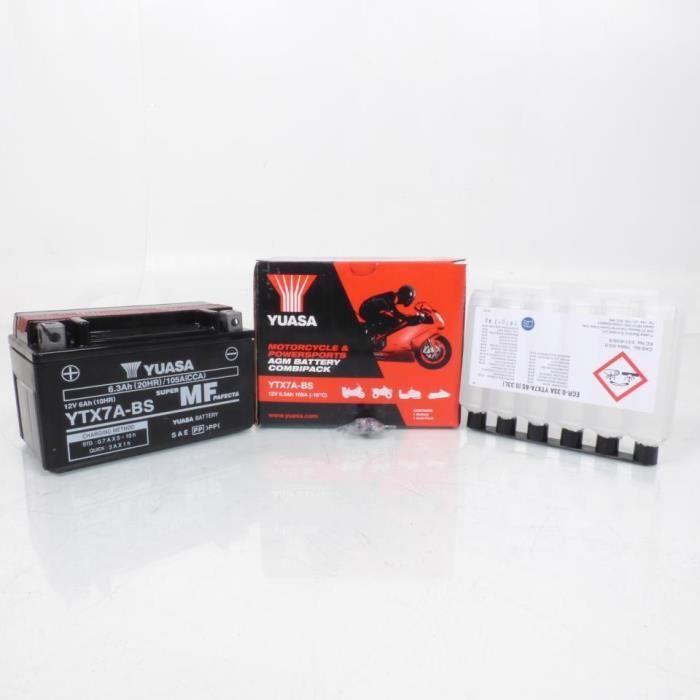 Batterie Yuasa YTX14-BS 12 V 12 Ah 200 GIA Aktiviert Spritzfertig
