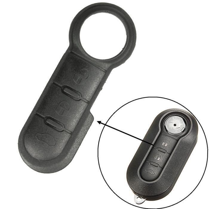 Coque De Clé Télécommande 2 Boutons Pour Renault Clio 3, Twingo, Kangoo 2 - Noir - Remplacement Boîtier Seulement (sans électronique)