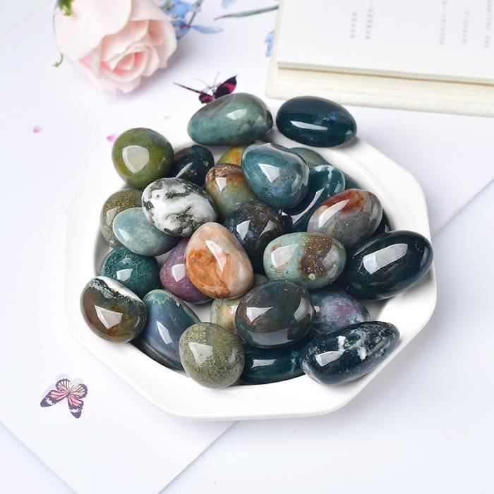Jbanton 1000 Pièces Pierres Cailloux Naturels Agate Multicolores 5-7mm - Décor Aquarium, Jardin, Pots De Fleurs