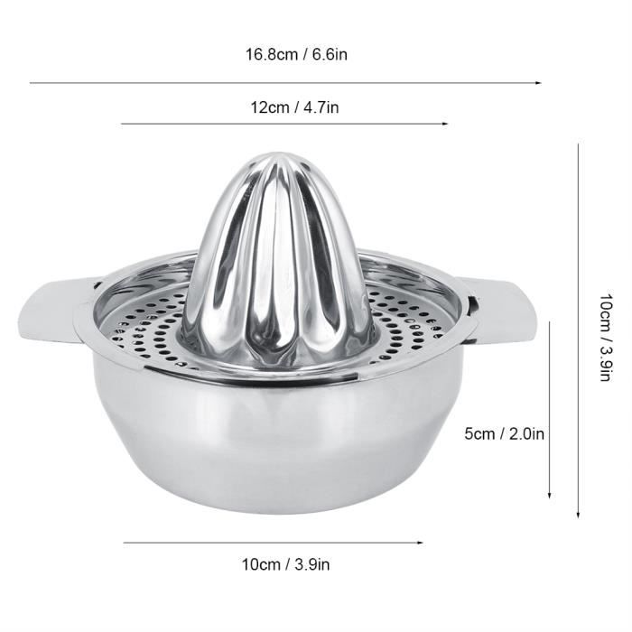 Presse-agrumes Manuel Pour Thermomix TM5/TM6 - Accessoire Rabattable, Jus D'Orange/Citron