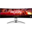 Ecran PC  Gaming incurvé - AOC Agon - AG493UCX2 - 48,8" VA DQHD 1ms 165Hz HDMI DP USB-C HP Réglable hauteur Freesync Premium Pro-1