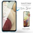 Coque pour Samsung Galaxy A12 Transparent Housse Silicone TPU Gel et PC Rigide 360 Degres Protection Anti Choc Full Body Etui-1