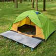 Portable ultra-léger pliant lit de Camp unique voyage lit de tente lit en alliage d'aluminium cadre-1