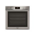 Four Pyrolyse HOTPOINT - Inox - 71L - Multifonction - Porte Froide - Gris-1