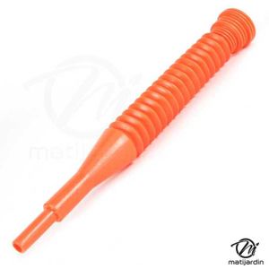 Entonnoir En Plastique Blanc Kristallon - 15,2 Cm - Bec Long - Idéal Pour Liquides, Huiles Et Produits Ménagers