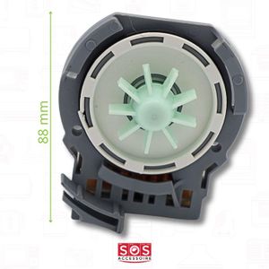 Pompe de cyclage pour WHIRLPOOL ADP8463PCGG, ADP 8463 A PC 6S WH