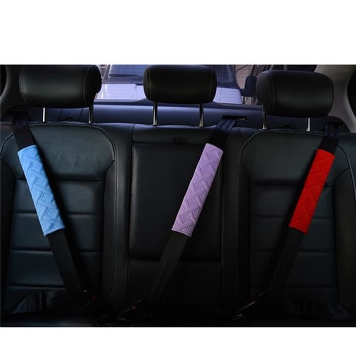 Rouge - Housse de protection pour ceinture de sécurité, coussinet d'épaule  pour siège de voiture - Cdiscount Auto