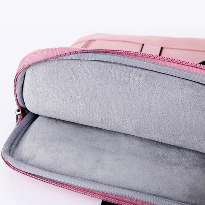 Housse Ordinateur Portable 15.6 Pouces Pochette de protection avec 2 poches  rose - Cdiscount Informatique