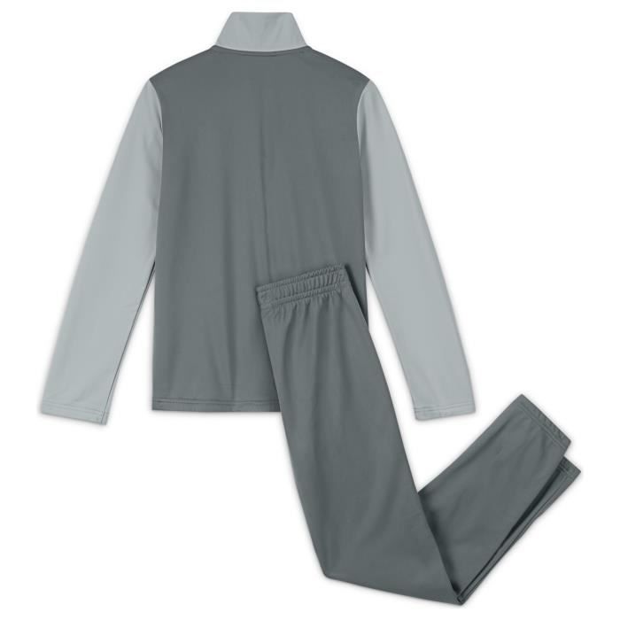 Ensemble de survetement Nike Junior Gris Football Manches longues Enfant Gris Cdiscount Pret a Porter