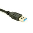LCS - Câble USB 3.0 Type B vers USB "SuperSpeed" 3.0 - 1M - Connecteurs Mâle - Mâle - Type B vers type A-2