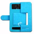 Housse Bleu Turquoise pour Xiaomi Black Shark 4 Extra Slim X2 Fenêtres éco cuir de qualité fermeture magnétique-2