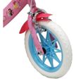 Vélo enfant 12'' PRINCESS / DISNEY Pour enfant < 90 cm équipé de 1 Frein, panier avant, porte poupée et stabilisateurs amovibles-2