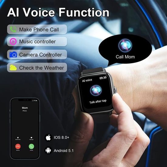 Montre connectée reponse sms store