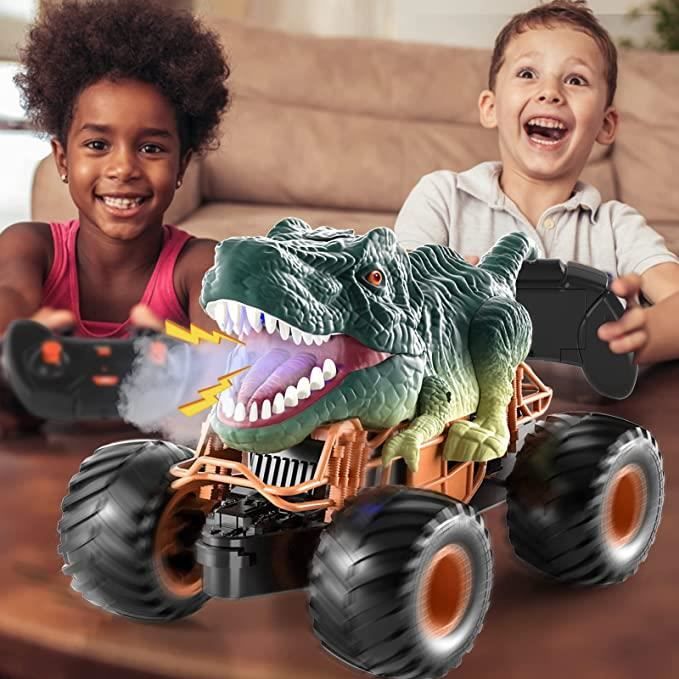Voiture télécommandée pour enfants RC voiture jouet dinosaure jouet roues  chaudes monstre livraison gratuite