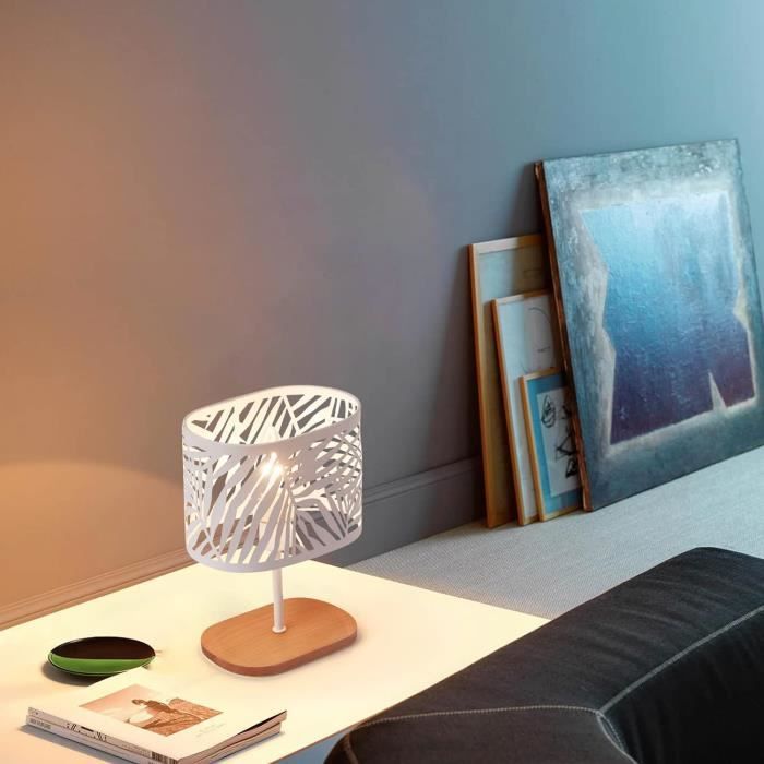 2x Lampes de chevet avec abat-jour anthracite Lampe de table bureau Moderne  Maison Déco intérieur hauteur 32 cm - Cdiscount Maison