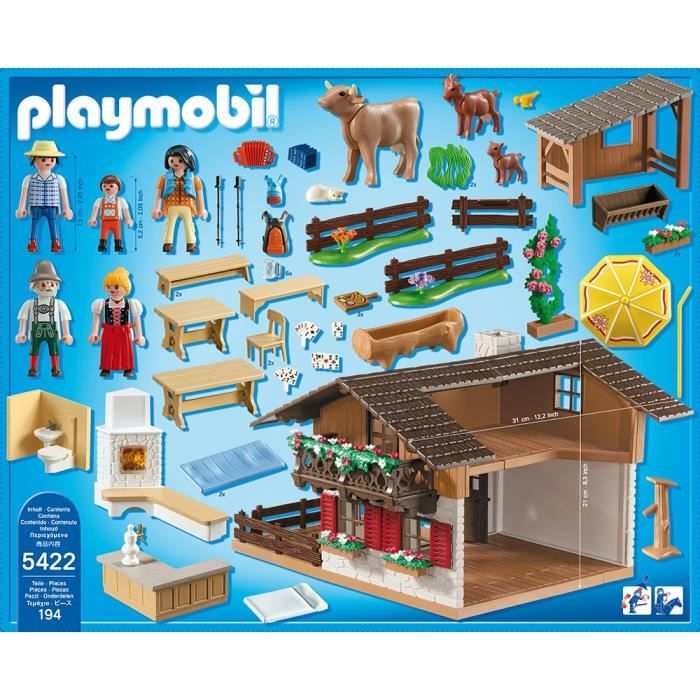 Playmobil Family Fun 9152 pas cher, Chalet dans la forêt