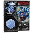 Figurine de collection tyrannœil bleu convertible en d20 géant, monstre-dé Dicelings D&D, Dungeons & Dragons L'honneur des voleurs-3