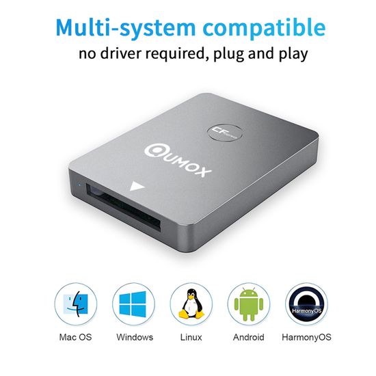 Lecteur De Cartes CFexpress Type A USB 3.1 Gen2 (10 Gbit/s) - Compatible IPhone, Windows, Mac, Android - 1