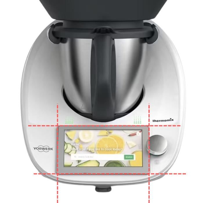 Brotect Pellicola Protettiva In Vetro Per Vorwerk Thermomix Friend (2 Pezzi) - Trasparente HD, Anti-impronta, Antigraffio - Made In Germany
