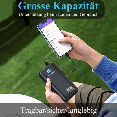 Power Bank 25800 MAh 22,5 W Batterie Externe Pour Téléphone