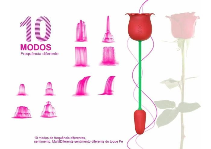 Stimulateur de clitoris et de mamelon Rose Vibromasseur pour femme, œuf ...