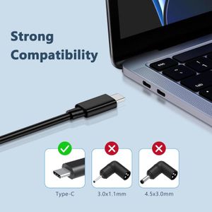 DEYEE Chargeur USB C 65W pour ASUS Zenbook Chromebook ExpertBook