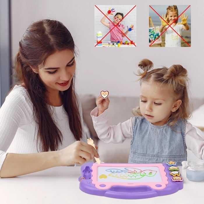 4 Pièces Stylet Magnétique Pour Tablette Magnétique Enfant - Stylo Aimanté Dessin