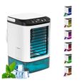 Rafraîchisseur Air Silencieux - Climatiseur Mobile 3 Vitesses LED 7 Couleurs Sans Tuyau Cuneary