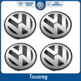 Centre de roue 70mm avec emblème, 4 pièces, couvercle cache moyeu pour Volkswagen VW Touareg 7L6 601 149 B RVC-0