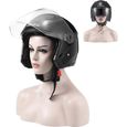 Casque de Moto Pare Soleil Interne Double Visière Scooter Casque à visage ouvert Anti-UV pour Homme Femme JET Helm L XL(57-61cm)-0