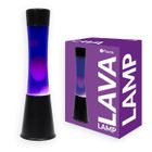 Lampe à lave - FISURA - Violette - Vintage - 11x11x39,5 cm - Électrique