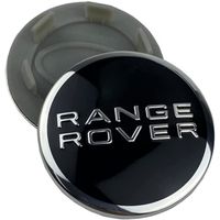 4 pièces Cache-moyeux Anti-Usure Antirouille avec Logo Décoration Accessoires pour Land Rover Range Rover Evoque Discovery(62mm