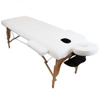 Drap housse de protection 4 pièces en éponge pour table de massage - Blanc - Vivezen