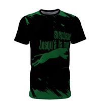 T-shirt Stéphanois jusqu'à la mort x Panthère - Supporters Saint Etienne