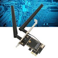 Sonew Adaptateur NGFF M.2 vers PCIE WiFi Network Card Plug and Play