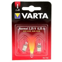 Ampoules 2,25v 0,25a par 2 pour Droguerie Varta - 3665392056423