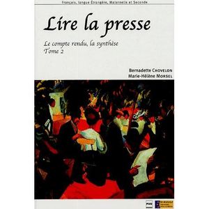 LIVRE LANGUE FRANÇAISE Lire la presse