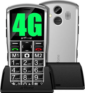 MOBILE SENIOR artfone Téléphone portable 4G pour seniors - avec 