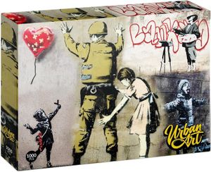 PUZZLE Banksy-Graffiti Painter Urban Art Puzzle, U08574.[