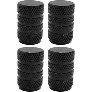 Bouchons de valve dés - Noir - Par 4 Bouchons de valve dés - Noir - Par 4