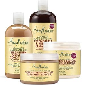 MASQUE SOIN CAPILLAIRE SHEA MOISTURE Gamme Croissance Jamaican Castor Oil