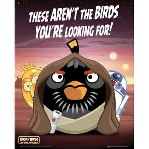 AFFICHE - POSTER Angry Birds Star Wars - Droids - 40x50cm - AFFICHE