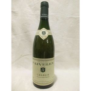 VIN BLANC chablis faiveley blanc 1990 - bourgogne france