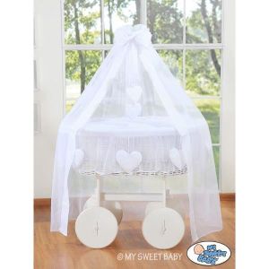 Berceau Bebe En Osier Complet Retombant Et Canopy Creme Bebe Puericulture Lits Cages Berceau Bebe En Osier Complet Retombant Et Canopy Creme Bebe Puericulture Lits Cages
