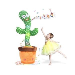 PELUCHE Jouets en Peluche de Cactus, Chantant et Dansant C