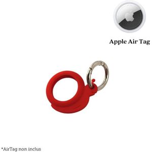 HOUSSE - ÉTUI Ovegna AT3 : Étui de Protection pour Apple AirTag, Housse de Protection en Silicone, Porte-Clés Antichoc, Coque Anti-Rayures