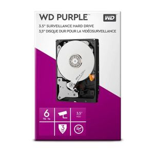 Disque dur Purple - Western Digital 3To 5400 tr/m 3,5