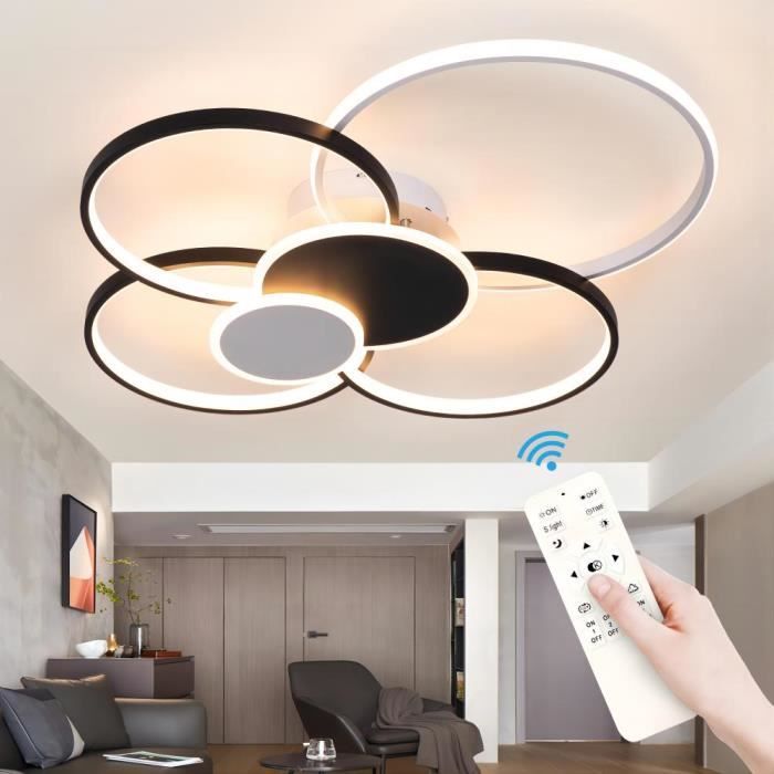 ZMH Plafonnier LED RGB Dimmable 28W, Lampe de plafond à changement