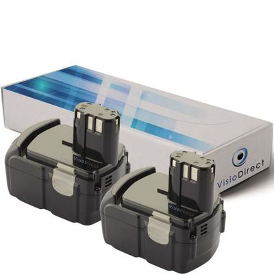 Lot de 2 batteries 18V 3300mAh pour Milwaukee 6514-20 Société Française –
